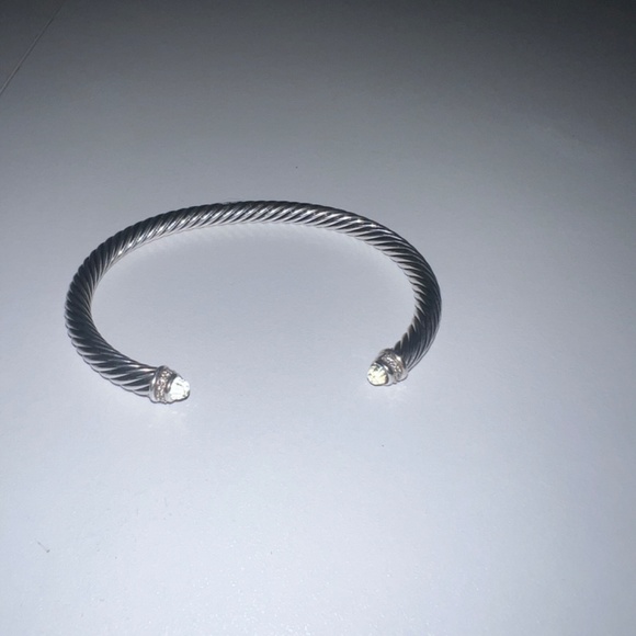 David yurman Cable Classics Bracelet in Sterling Silver with Prasiolite and Pavé - Picture 4 of 5